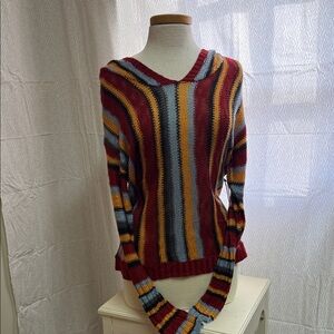 LDS ROCK&ROLL Boho Hooded Sweater “Multi”
